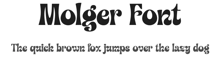 Molger Font by Rantautype — Display Font