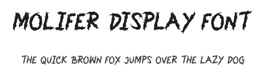 Molifer Display Font by Maiko Hatta — Blackletter Font