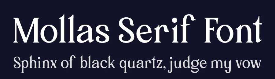 Mollas Serif Font by alit design — Serif Font — thumbnail 2
