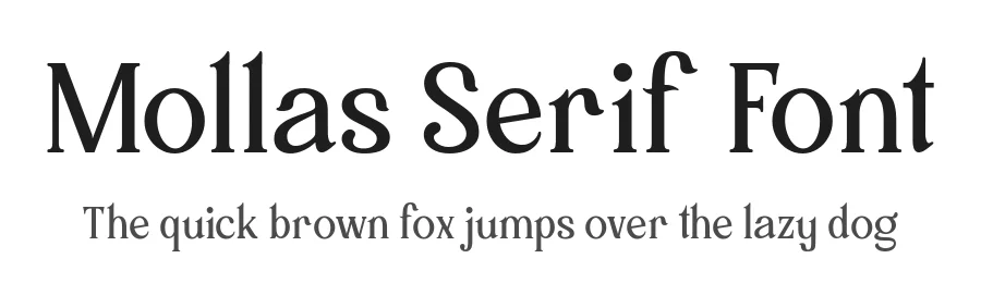 Mollas Serif Font by alit design — Serif Font