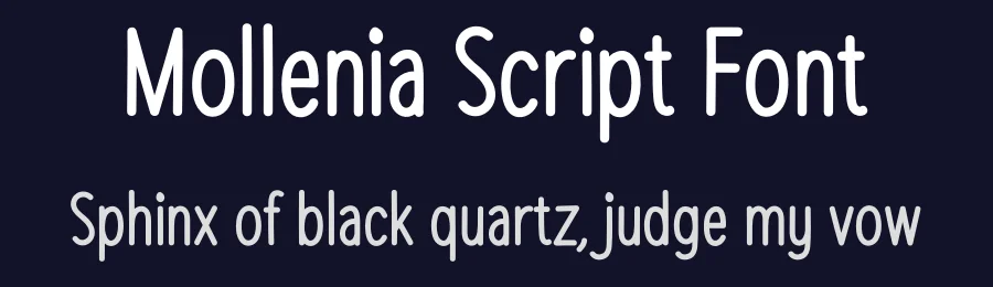 Mollenia Script Font by andikastudio — Script Handwritten Font — thumbnail 2