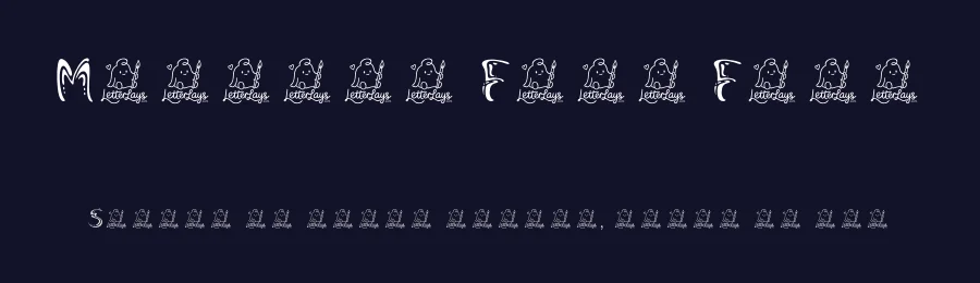 Mollumi Free Font by Letterlays — Display Font — thumbnail 2