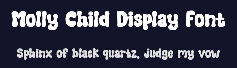 Molly Child Display Font by Minimalist Eyes — Display Font — thumbnail 2