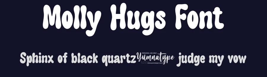 Molly Hugs Font by Yumna Type — Display Font — thumbnail 2