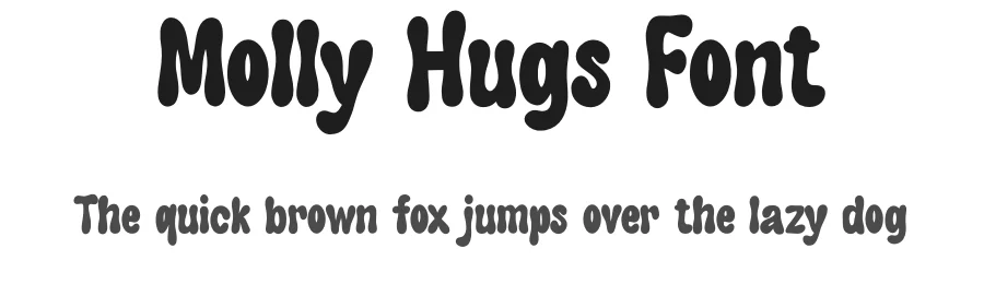 Molly Hugs Font by Yumna Type — Display Font