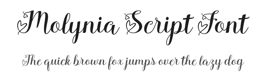 Molynia Script Font by stripesstudio — Script Handwritten Font