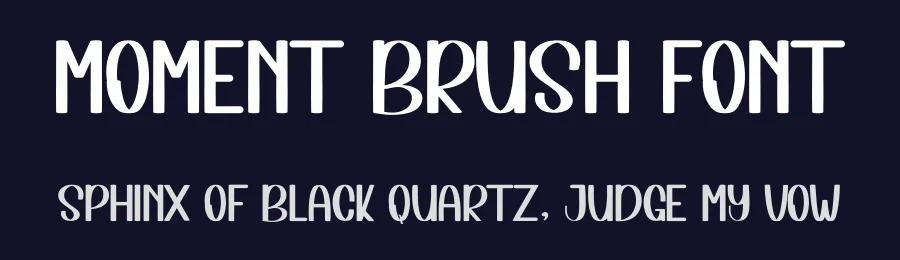 Moment Brush Font by inermediaSTUDIO — Display Font — thumbnail 2