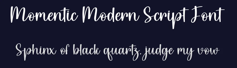Momentic Modern Script Font by creativeletter — Script Handwritten Font — thumbnail 2