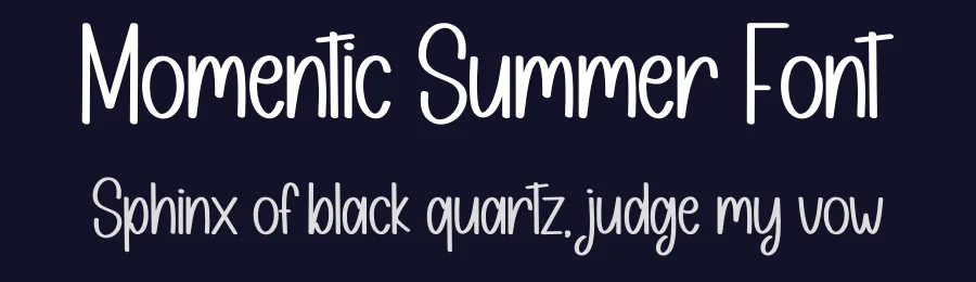 Momentic Summer Font by andikastudio — Display Font — thumbnail 2