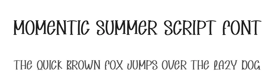 Momentic Summer Script Font by andikastudio — Display Font