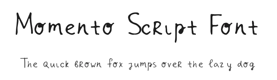Momento Script Font by Gfont — Script Handwritten Font
