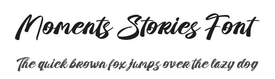 Moments Stories Font by Operatype.Co — Script Handwritten Font