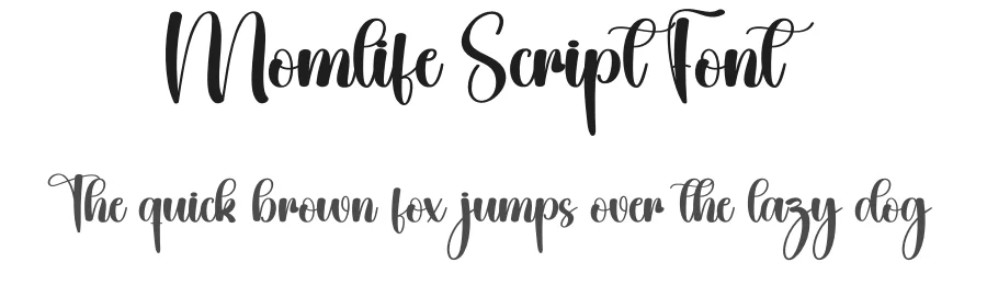 Momlife Script Font by creativeletter — Script Handwritten Font