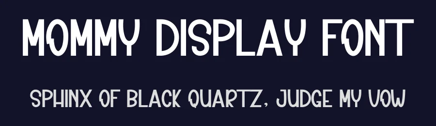 Mommy Display Font by inermediaSTUDIO — Display Font — thumbnail 2