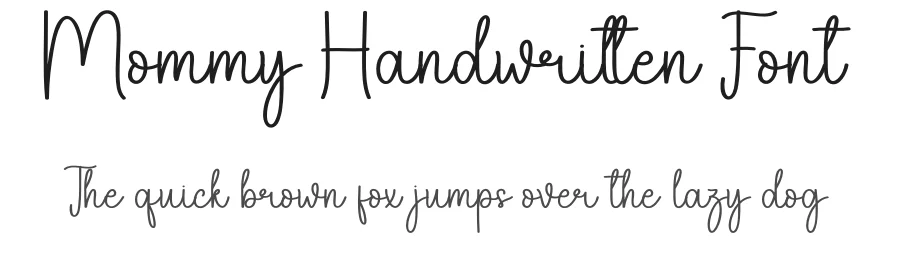 Mommy Handwritten Font by andikastudio — Script Handwritten Font
