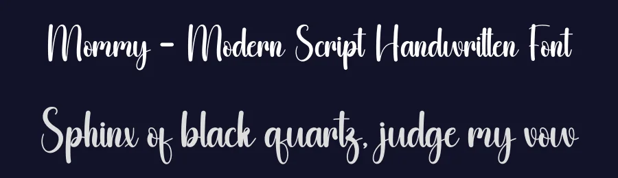Mommy – Modern Script Handwritten Font by andikastudio — Script Handwritten Font — thumbnail 2