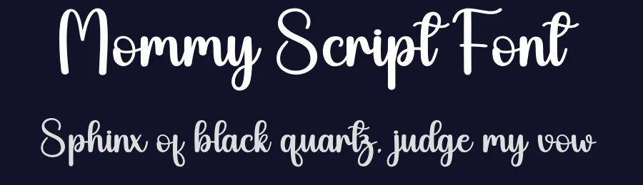 Mommy Script Font by andikastudio — Script Handwritten Font — thumbnail 2