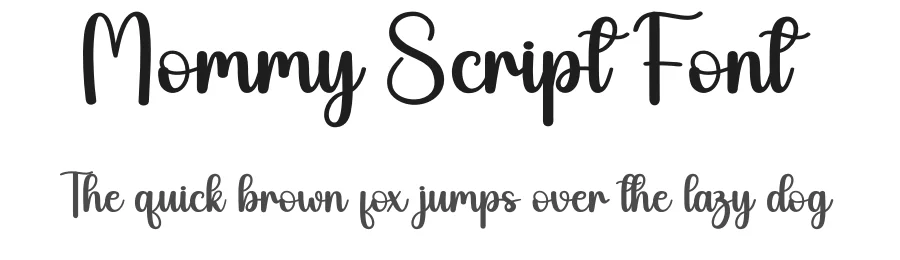 Mommy Script Font by andikastudio — Script Handwritten Font