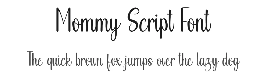 Mommy Script Font by Letterayu — Script Handwritten Font