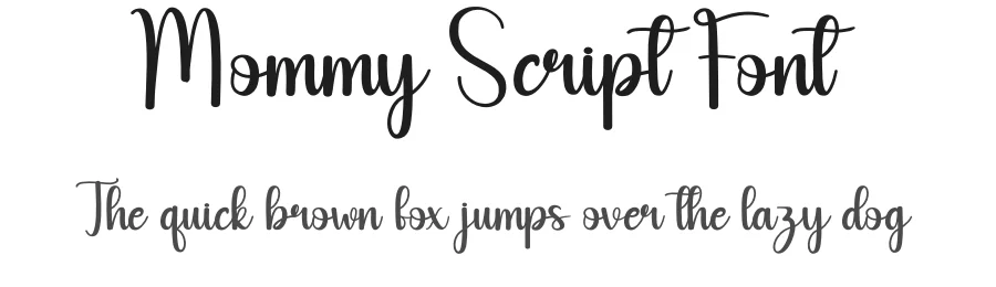Mommy Script Font by andikastudio — Script Handwritten Font