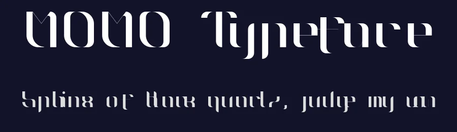 MOMO Typeface by almaru — Sans Serif Font — thumbnail 2