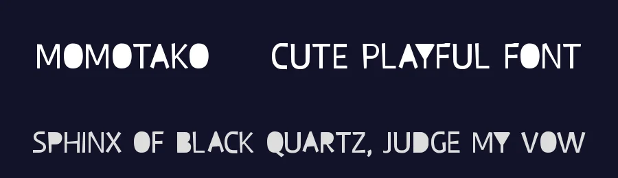 Momotako – Cute Playful Font by Almarkha Type — Decorative Font — thumbnail 2