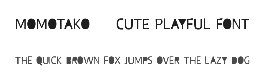 Momotako – Cute Playful Font by Almarkha Type — Decorative Font
