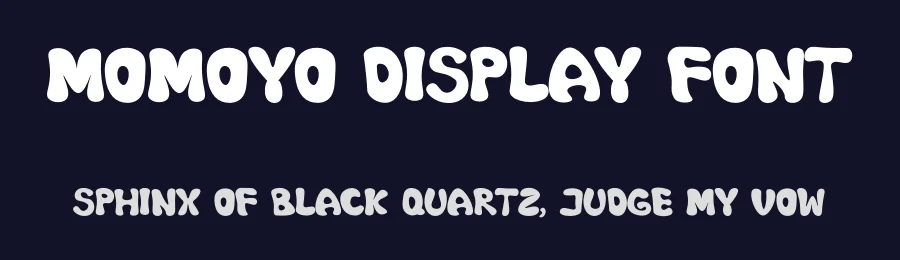 Momoyo Display Font by Erik Studio — Display Font — thumbnail 2
