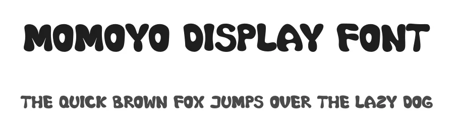 Momoyo Display Font by Erik Studio — Display Font