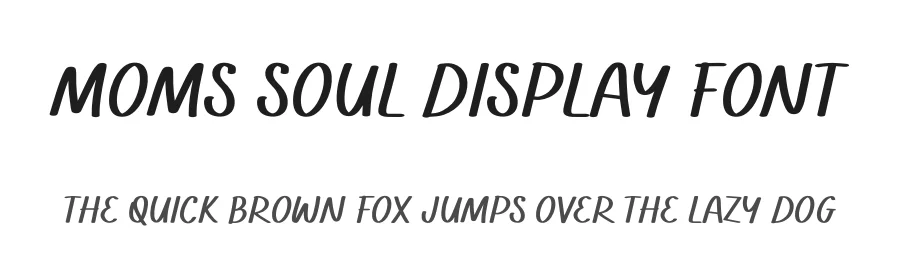 Moms Soul Display Font by Craftedtype — Decorative Font