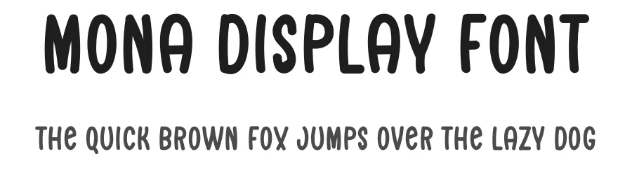 Mona Display Font by freshtypeink — Display Font