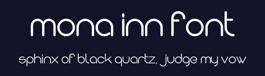 Mona Inn Font by AsyaLogo — Display Font — thumbnail 2