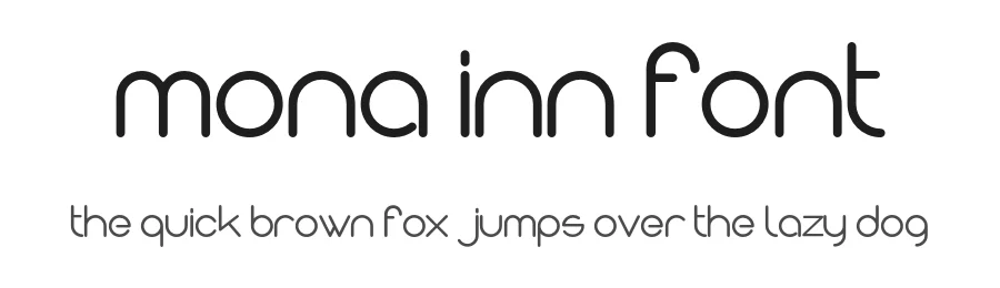 Mona Inn Font by AsyaLogo — Display Font