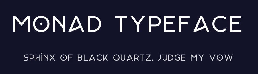 Monad Typeface by Yasin Yalçın — Sans Serif Font — thumbnail 2