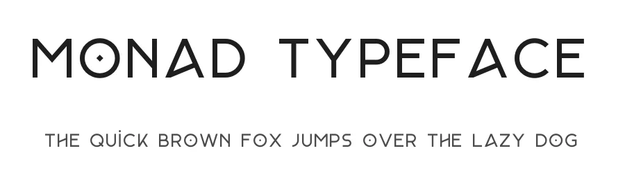 Monad Typeface by Yasin Yalçın — Sans Serif Font
