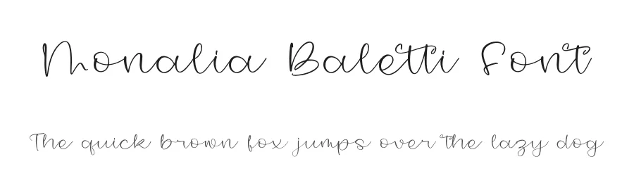 Monalia Baletti Font by letterfabric — Script Handwritten Font