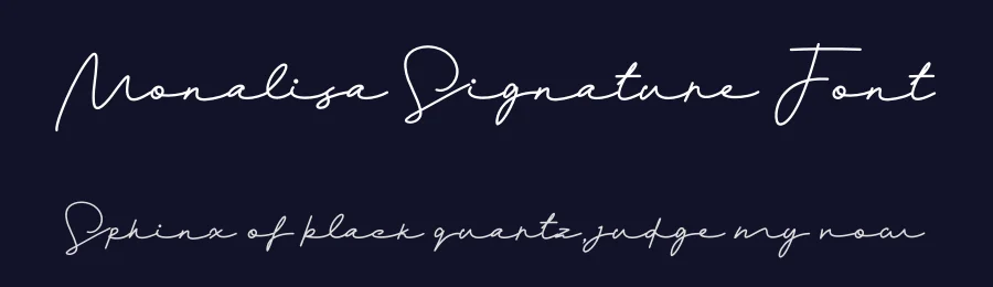 Monalisa Signature Font by Halymunt Studio — Script Handwritten Font — thumbnail 2