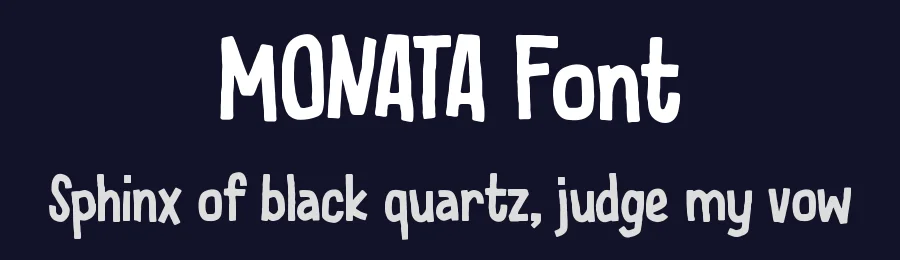 MONATA Font by Rautan — Decorative Font — thumbnail 2