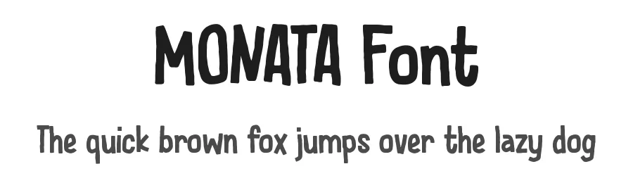 MONATA Font by Rautan — Decorative Font
