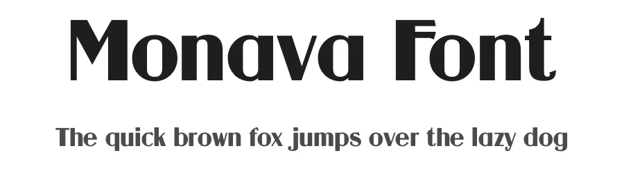 Monava Font by HipFonts — Sans Serif Font