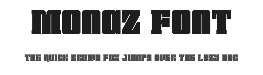 Monaz Font by Marvadesign — Display Font