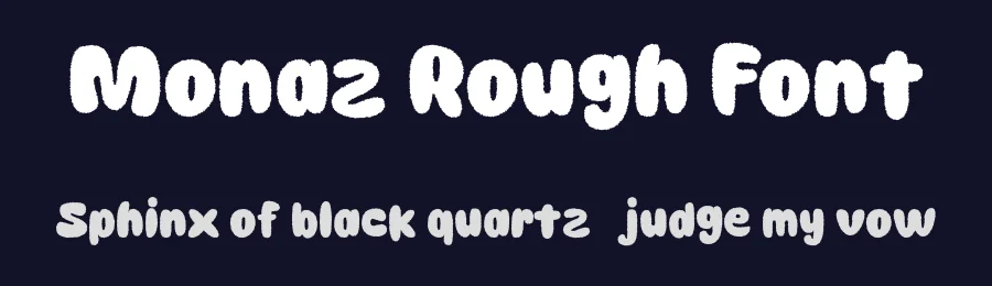 Monaz Rough Font by craftsupplyco — Display Font — thumbnail 2