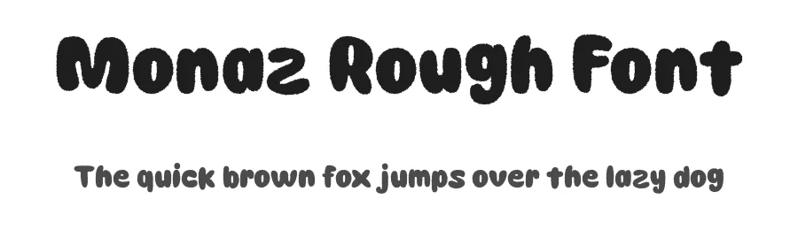 Monaz Rough Font by craftsupplyco — Display Font