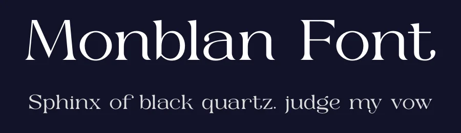Monblan Font by SURATMI — Serif Font — thumbnail 2