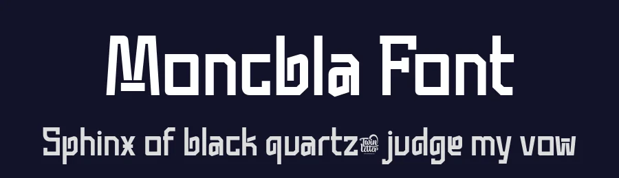 Moncbla Font by twinletter — Display Font — thumbnail 2