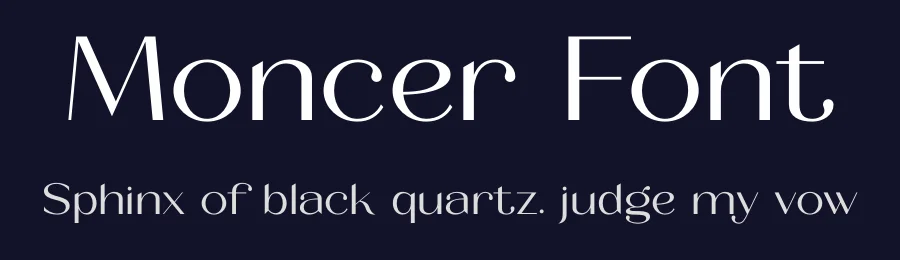 Moncer Font by SURATMI — Serif Font — thumbnail 2