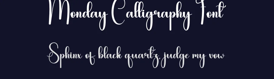 Monday Calligraphy Font by andikastudio — Script Handwritten Font — thumbnail 2