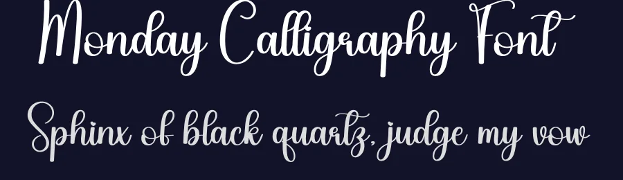 Monday Calligraphy Font by andikastudio — Script Handwritten Font — thumbnail 2