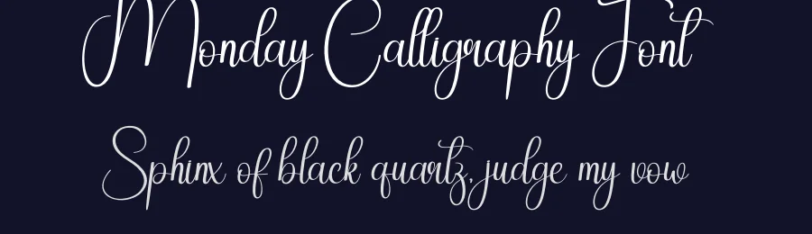 Monday Calligraphy Font by andikastudio — Script Handwritten Font — thumbnail 2