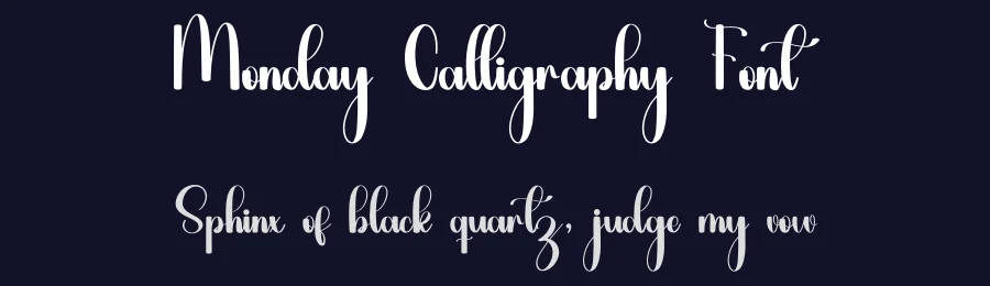 Monday Calligraphy Font by inermediaSTUDIO — Script Handwritten Font — thumbnail 2
